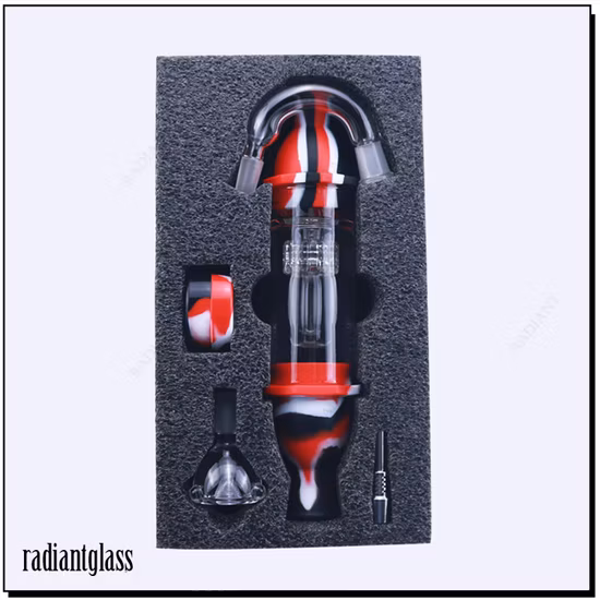 Wholesale Foodgrade Silicone Smoking Set Lighthouse Style Filter with T-Nail